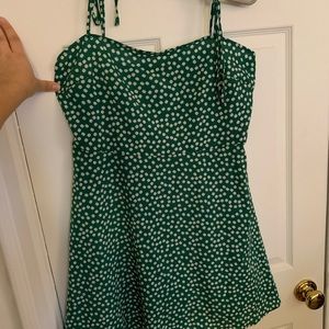 3/$12 Green floral dress